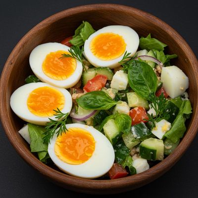 Egg Salad with or without Yolk